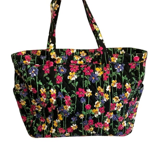 Vera Bradley Handbags - Vera Bradley Wild Flower Garden Tote Bag Purse Zip Top